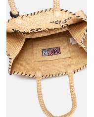 MC2 St. Barth Borsa donna rafia Colette Nera