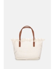 MC2 St. Barth Borsa donna shopper medium sangallo OFF WHITE