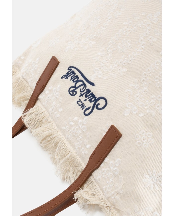 MC2 St. Barth Borsa donna shopper medium sangallo OFF WHITE