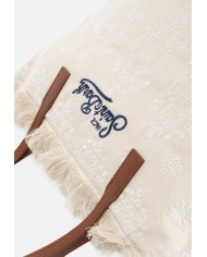MC2 St. Barth Borsa donna shopper medium sangallo OFF WHITE