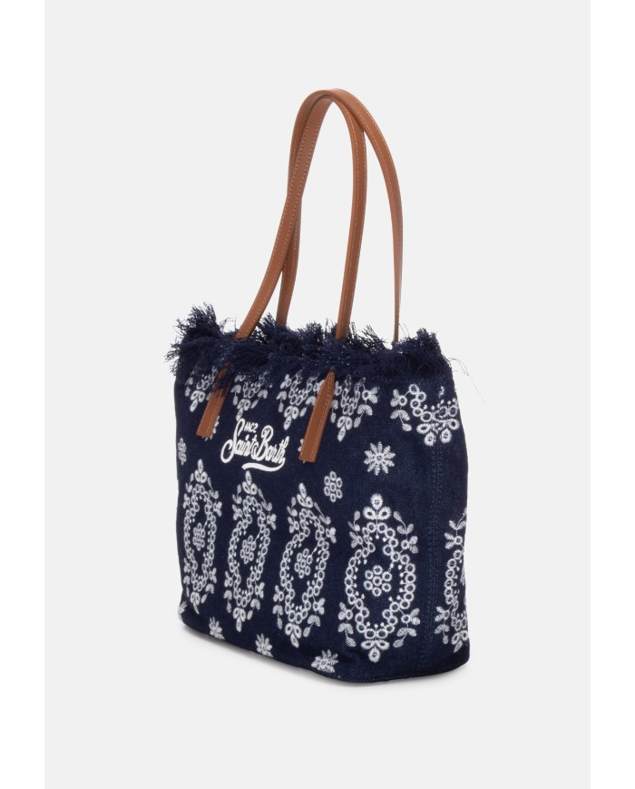 MC2 St. Barth Borsa donna shopper medium sangallo denim scuro