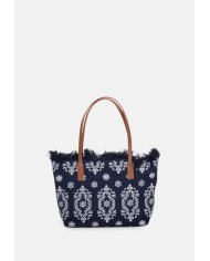 MC2 St. Barth Borsa donna shopper medium sangallo denim scuro