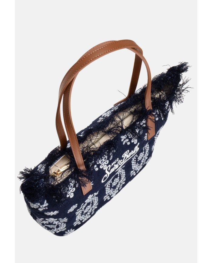 MC2 St. Barth Borsa donna shopper medium sangallo denim scuro