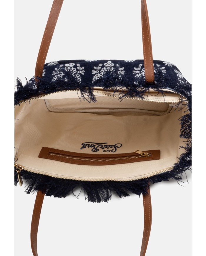 MC2 St. Barth Borsa donna shopper medium sangallo denim scuro