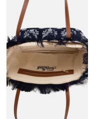 MC2 St. Barth Borsa donna shopper medium sangallo denim scuro