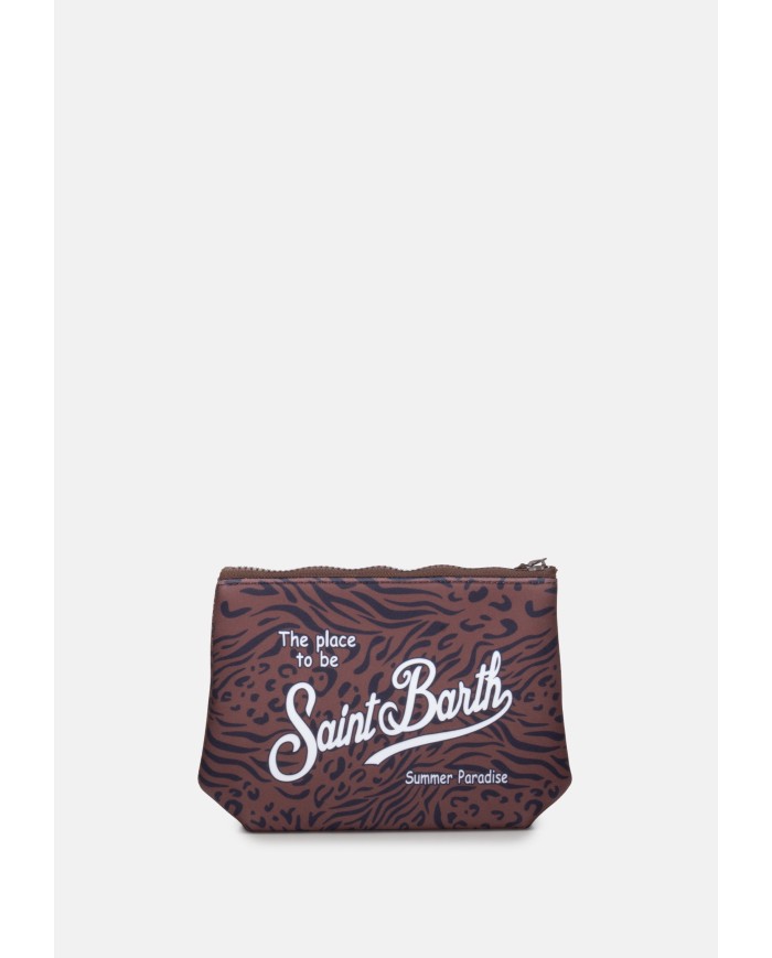 MC2 St. Barth Pochette Aline zabrata Marrone/nero