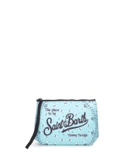 MC2 St. Barth Pochette Aline fantasia bandana Celeste