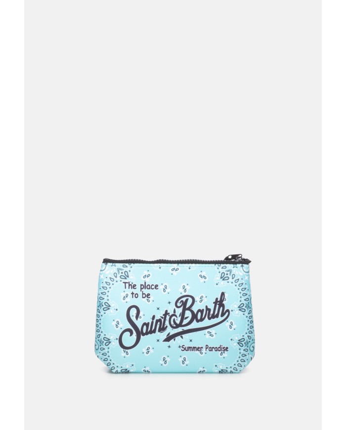 MC2 St. Barth Pochette Aline fantasia bandana Celeste