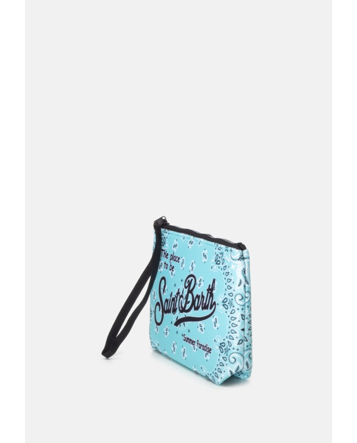MC2 St. Barth Pochette Aline fantasia bandana Celeste