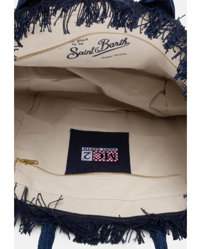 MC2 St. Barth Borsa donna Vanity denim Blu scuro