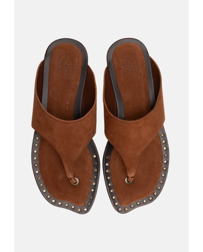 ASH Infradito donna fascione largo marrone