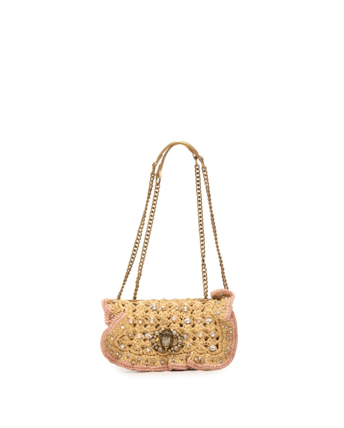 Kurt Geiger London Borsa donna rafia BEIGE OTH