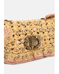 Kurt Geiger London Borsa donna rafia BEIGE OTH