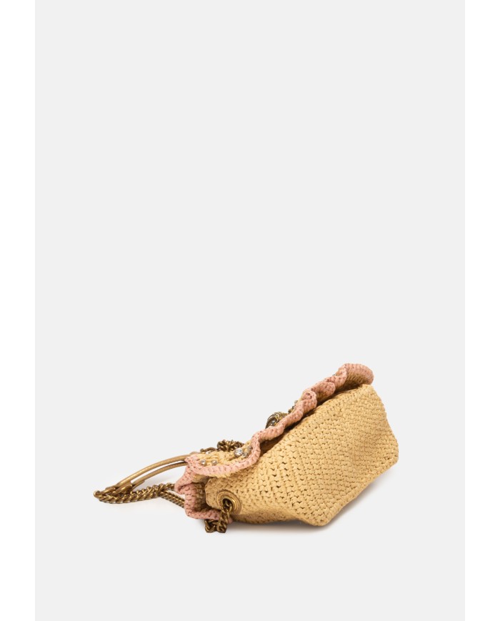 Kurt Geiger London Borsa donna rafia BEIGE OTH