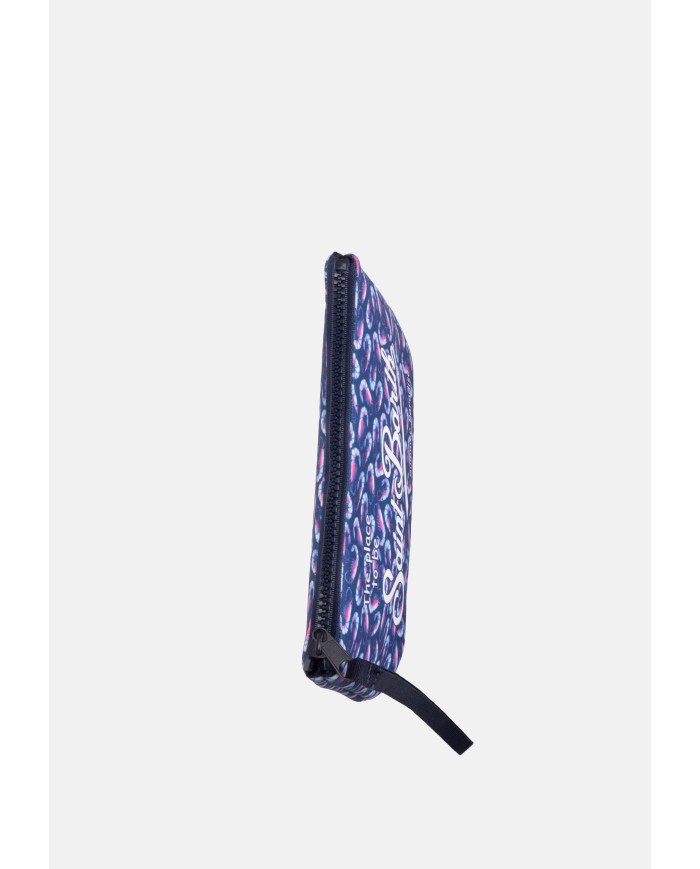 MC2 St. Barth Pochette uomo Aline stampa gamberetti blu