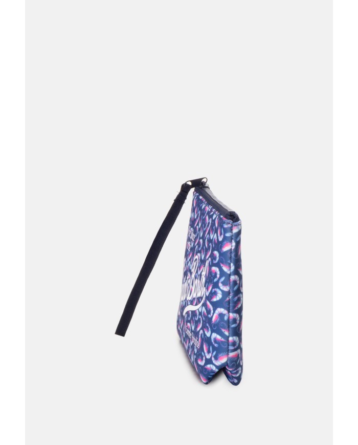 MC2 St. Barth Pochette uomo Aline stampa gamberetti blu