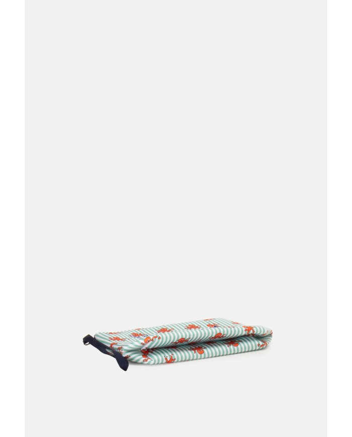 MC2 St. Barth Pochette uomo Aline neoprene stampa polpi bianco verde