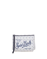MC2 St. Barth Pochette uomo Aline stampa cravatta bianco blu
