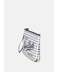 MC2 St. Barth Pochette uomo Aline stampa cravatta bianco blu