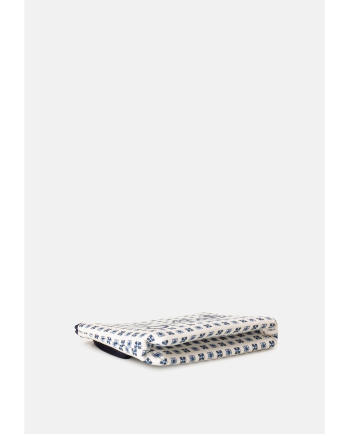 MC2 St. Barth Pochette uomo Aline stampa cravatta bianco blu