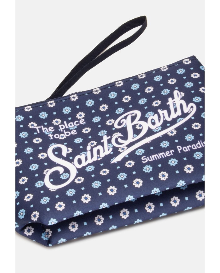 MC2 St. Barth Pochette uomo Aline stampa fiori blu