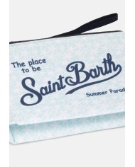 MC2 St. Barth Pochette uomo Aline stampa stelle marine Acqua