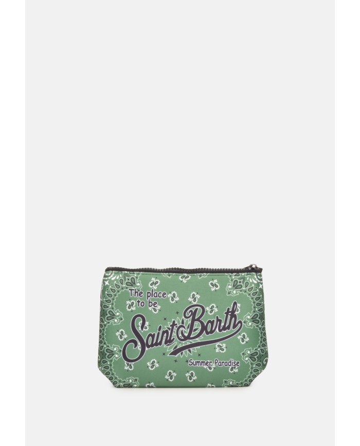 MC2 St. Barth Pochette Aline stampa bandana verde