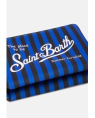 MC2 St. Barth Pochette Aline rigata nero blu