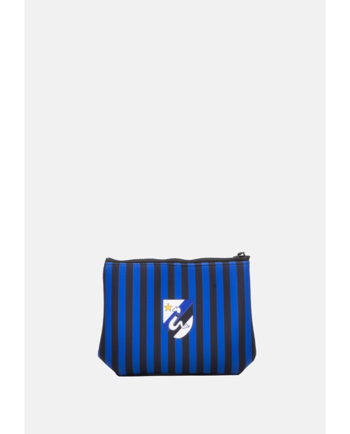 MC2 St. Barth Pochette Aline rigata nero blu