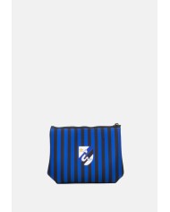 MC2 St. Barth Pochette Aline rigata nero blu