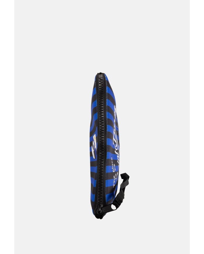 MC2 St. Barth Pochette Aline rigata nero blu