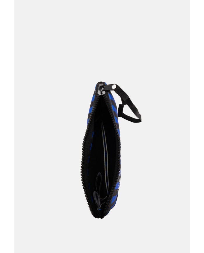 MC2 St. Barth Pochette Aline rigata nero blu