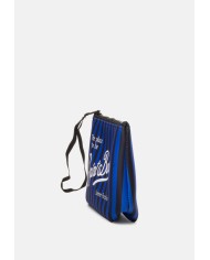 MC2 St. Barth Pochette Aline rigata nero blu