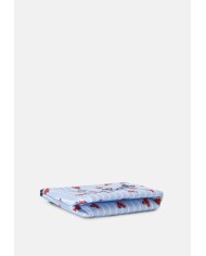 MC2 St. Barth Pochette uomo Aline stampa granchi Celeste