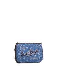 MC2 St. Barth Pochette uomo Aline stampa bandana blu