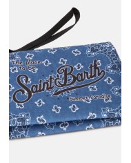 MC2 St. Barth Pochette uomo Aline stampa bandana blu