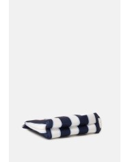 MC2 St. Barth Pochette uomo Aline rigata bianco blu