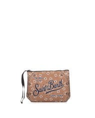 MC2 St. Barth Pochette uomo Aline stampa bandana marrone