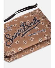 MC2 St. Barth Pochette uomo Aline stampa bandana marrone