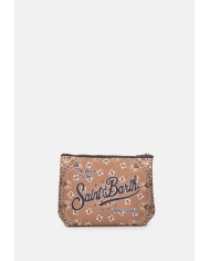 MC2 St. Barth Pochette uomo Aline stampa bandana marrone