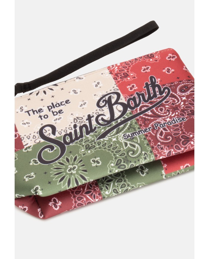 MC2 St. Barth Pochette uomo Aline stampa bandana Multicolor