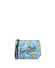 MC2 St. Barth Pochette uomo Aline stampa limoni Azzurra
