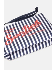 MC2 St. Barth Pochette uomo Aline rigata Blu Bianco