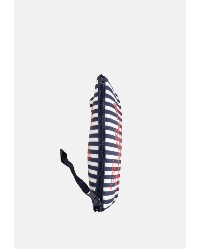 MC2 St. Barth Pochette uomo Aline rigata Blu Bianco