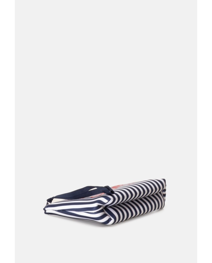MC2 St. Barth Pochette uomo Aline rigata Blu Bianco