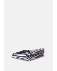 MC2 St. Barth Pochette uomo Aline rigata Blu Bianco
