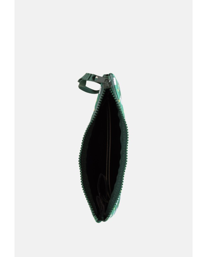 MC2 St. Barth Pochette Aline stampa racchette e orologi verde blu