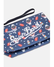 MC2 St. Barth Pochette Aline stampa olologi e coca cola blu
