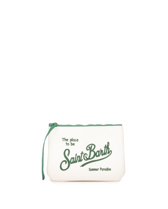 MC2 St. Barth Pochette Aline piquet bianca