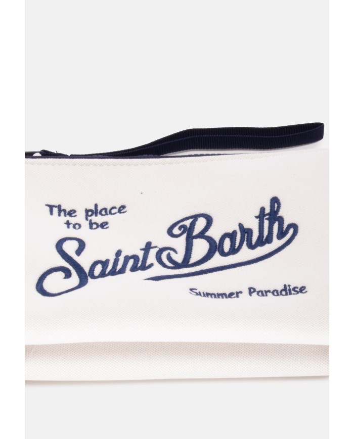 MC2 St. Barth Pochette Aline piquet bianca
